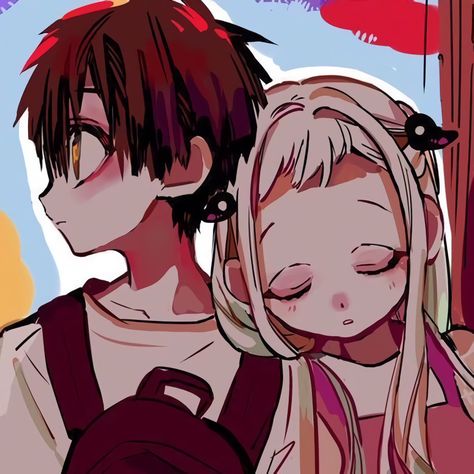 Yashiro and Hanako | icon | Jibaku Shounen Hanako-kun | Hananene Yashiro And Hanako, Ghost Boy, Romance Comedy, Jibaku Shounen Hanako-kun, Hanako Kun, Perfect World, Best Friends Forever, I Icon, Friends Forever