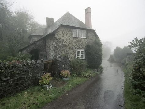 Rainy Days In The English Countryside Somerset Foggy Day, Somerset England, Little Cottage, Old Stone, English Cottage, Stone House, English Countryside, Cozy Cottage, Pretty Places