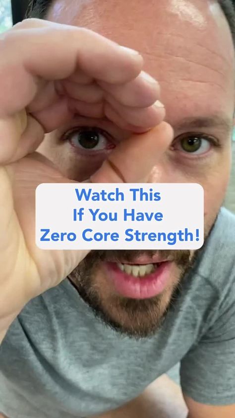 If you have zero core strength here's how to build it up! #nocorestrength #strengtheningcore #core #fitnesstips #fyp | Instagram Best Core Strengthening Exercises, Exercises To Strengthen Your Core, Core Strengthening Exercises For Seniors, Strengthen Your Core, How To Increase Core Strength, Yoga For Strong Core, Exercises For Strong Core, Back Strengthening Exercises, Core Strength Exercises