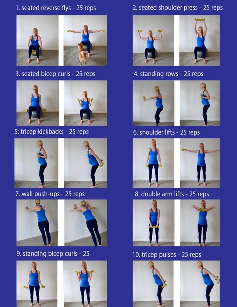 Prenatal Arm Workout – The Blonde Giraffe Arm Exercises For Pregnant Women, Arm Workout For Pregnant Women, Prenatal Dumbell Workout, Second Trimester Upper Body Workout, Arm Workout Pregnant Women, Pregnant Arm Workout, Third Trimester Arm Workout, Pregnancy Arm Workout At Home, Pregnant Leg Workout