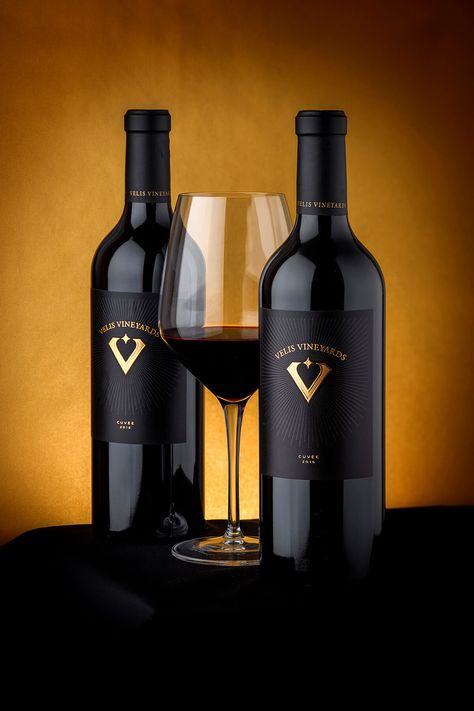 the Labelmaker - Velis Vineyards Premium Wine Label Design - World Brand Design Society  /  The Project: Velis Vineyards is a young winery walking an interesting path from grapes to bottle. The vineyards are located in Bulgaria while the wine... Wine Label Design Modern, Winery Logo Design, Luxury Wine Label, Whiskey Branding, Wine Bottle Logo, Winery Logo, Bottle Logo, Wine Packaging Design, Whiskey Brands