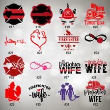 FIRE WIFE 17-32 Vinyl Decals perfect for car windows | Etsy Nurse Vinyl Decals, Vinyl Car Decals, Hello Sticker, Funny Car Decals, Fire Wife, Custom Car Decals, Fire Life, Monogram Vinyl Decal, Fairy Stickers