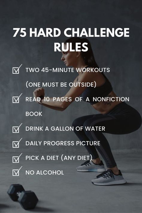 75 Hard Challenge Rules - FREE 75 HARD CHALLENGE TRACKER Challenge Tracker Free Printable, 75 Hard Workout Ideas, 75 Hard Challenge Rules, 75 Hard Challenge Tracker Free Printable, Tracker Free Printable, 75 Hard Challenge Tracker, 75 Hard Challenge, 45 Minute Workout, Hard Challenge