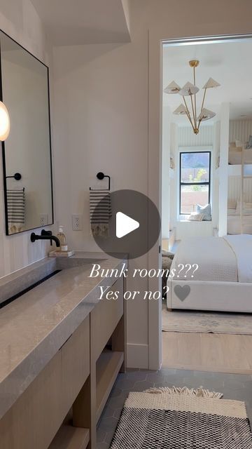 Bunk room in our #elevatedviewsproject - are you a bunk room fan??

Build @splitrockcustomhomes Farmhouse Bunkroom, Beach Bunk Room, Party Basement, Beach House Bunk Room, Bunk Room Ideas, Boy Bathroom, Bunk Bed Room, Bunk Bed Rooms, Bunk Beds Built In