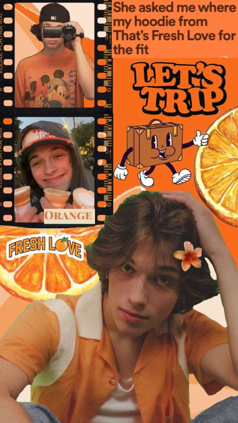 🦌🧡 #chrissturniolo #orange #sturniolotriplets #vintage #wallpaper #fyppppp #vibes #quotes #triplets #freshlove #music Triplet Quotes, Vibes Quotes, Vintage Wallpaper, Wallpaper Quotes, Cute Wallpapers, Youtubers, Let It Be, Orange, Quotes