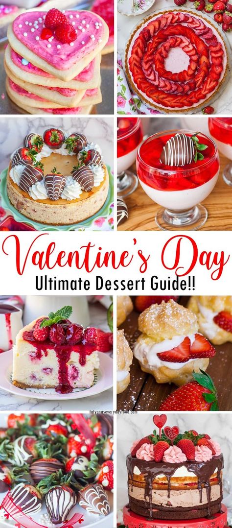 Ultimate Valentine's Day Dessert Guide - Tatyanas Everyday Food Strawberry Cream Puffs, Fun Cake Pops, The Best Dessert Recipes, European Cakes, Traditional French Desserts, Chocolate And Vanilla Cake, Strawberry Cream Cakes, The Best Dessert, Chocolate Covered Fruit