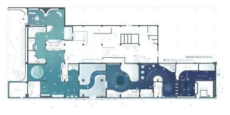 slasharchitects Museum Floor Plan, Museum Flooring, Aquarium Architecture, Studio Floor Plans, Water Architecture, Office Floor Plan, Museum Interior, Recording Studio Design, Architecture Panel