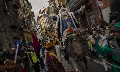 Three Kings Day celebrations in Spain – in pictures | World news | The Guardian 3 Kings Day, Traditional Day, Three Kings Day, The Wise Men, 3 Kings, Kings Day, Three Kings, Birth Of Jesus, Wise Men