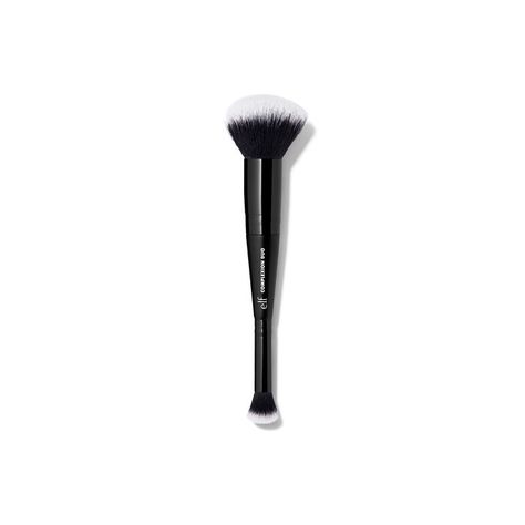 Concealer & Foundation Complexion Makeup Brush | e.l.f. Cosmetics Best Foundation Brush, Applying Foundation, It Cosmetics Concealer, Elf Cosmetics, Brush Makeup, Liquid Concealer, How To Apply Foundation, Best Foundation, Concealer Brush