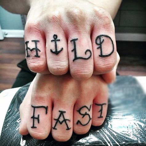 Top 100 Best Knuckle Tattoos For Men - A Fist Full Of Ideas Knuckle Tattoos For Guys, Hold Fast Tattoo, Knuckle Tattoo, Tattoo Fonts Generator, Knuckle Tattoos, Tattoo Inspiration Men, Hold Fast, Tattoo Font, Badass Tattoos