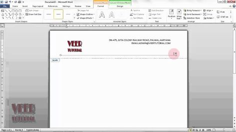 Ms Word 2010 | How To Create Custom Header And Footer Throughout Header Templates For Word - CUMED.ORG Word Program, Folder Templates, How To Make Banners, Tree Templates, Header Design, Google Scholar, Theater Design, Microsoft Word Templates, Template Word