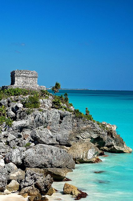 Ancient Mexico, Tulum Ruins, Dreams Resorts, Merida Mexico, Blue Beauty, Tulum Mexico, Ancient Ruins, Mexico Travel, Beautiful Place