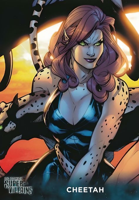 Cheetah Wonder Woman, Cheetah Dc Comics, Cheetah Dc, Morgan Le Fay, Dc Super Hero Girls, Dc Villains, Dc Comics Superheroes, Hero Girl, Dc Characters