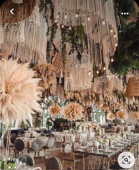 Boho Wedding Ceiling Decor, Tulum Wedding Decor, Ceiling Design Wedding, Boho Ceiling Decor, Moongate Wedding, Boho Event Decor, Luxury Boho Wedding, Bohemian Glam Wedding, Filipiniana Wedding Theme