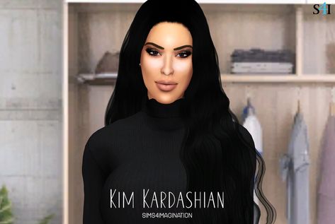 Kim Kardashian Dress, Kim Kardashian Makeup, Sims Characters, Kim Kardashian Dresses, Hippy Style, Sims Freeplay, Sims 4 Cas, Reality Television, Kim K