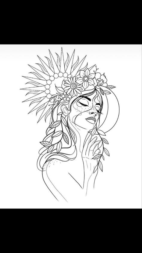 Virgo Art Drawing, Virgo Art, Virgo Tattoo, Tattoo Stencils, Pencil Art, Mandala Art, Tattoo Drawings, Art Drawing, Girl Tattoos