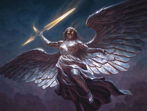 Chris Rahn, White God, Secret Lair, Angel Demon, Mtg Art, Dungeons And Dragons Classes, Last Unicorn, Monster Design, Angels And Demons