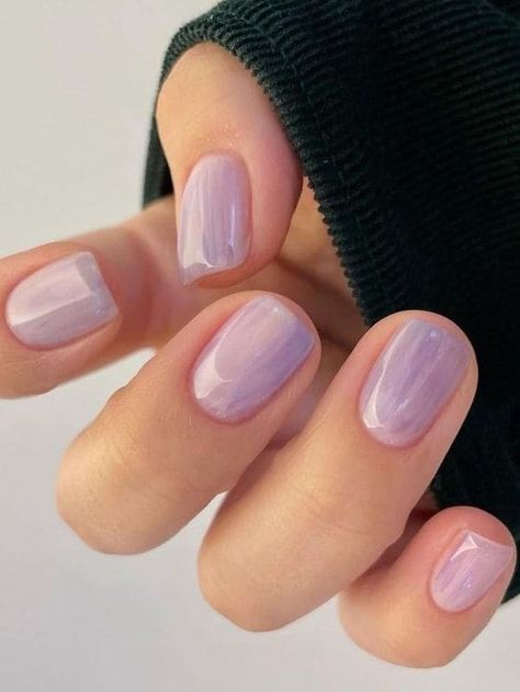 Soft Summer Nails, Mauve Nail Polish, Light Purple Nails, Mauve Nails, Nail Board, Elegant Nail, Purple Nail Polish, Purple Nail Designs, Subtle Nails