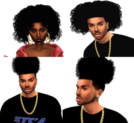 Curly hairs for male and female sims  // sims 4 cc // custom content hairstyle // by XXBlackSims // #sims4 #sims4cc // black simmer, african african, ethnic Sims 4 Cc Male Hair Perm, Sims 4 Afro Hair Male Patreon, Sims 4 Cc Hair Male And Female, The Sims 4 Black Male Hair, Sims 4 Cc Hair For Men, Sims 4 Afro Hair Male Alpha, Sims 4 Curly Afro, Mens Outfits Sims 4, Curly Hairstyles Sims 4 Cc