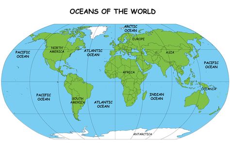 Oceans Map Of Continents, World Map Picture, Country Study, Map Drawing, Geography For Kids, Continents And Oceans, Country Studies, States And Capitals, Bamboo Products