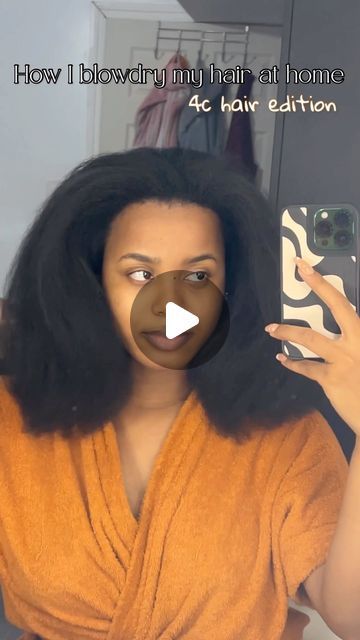 HERMANTHA  🇭🇹 on Instagram: "HOW I BLOWDRY MY 4C HAIR AT HOME [SAVE FOR LATER]

As you guys know, I love wearing my hair in a stretched state so every wash day includes blowdrying! I use these 3 tips to help me do this quick and safely:

1 - WORK IN DETANGLED SECTIONS
Like I said, make sure you’re hair is properly detangled and sectioned by the time you’re out the shower. It will save you time and help you have flatter roots.

2 - USE HEAT PROTECTION!!!
You shouldn’t be anywhere near heat if you’re not using heat protection 😩 Please sis, no one has time for heat damage. Protect your curls 🥹

3 - USE A BLOWDRYER W/ BRUSH
I don’t even know what I was doing before I started using the @revlonhairtoolscan One-Step Hair Dryer and Styler. It cut my drying time in half! Using a dryer with a bu Blowdrying Tips For Natural Hair, Blowdry 4c Hair, How To Detangle 4c Natural Hair, Natural Hair Growth Tips, Wash Day, Growth Tips, 4c Hair, Heat Damage, Hair Growth Tips