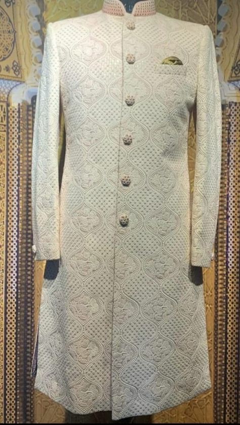 Kurta Pajama With Jacket, Sewing Hand, Hand Embroidery Work, Mens Sherwani, Kurta Pajama, Sewing Fabrics, Plain Fabric, My Team, Team Member