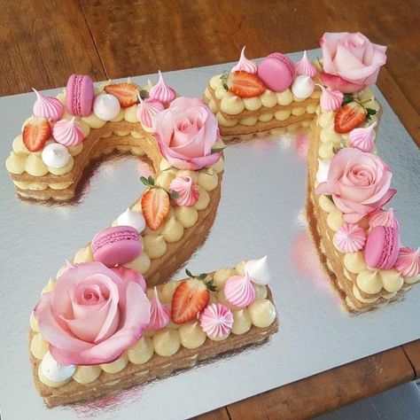 27 Cupcake Cake Number, 27 Number Cake, 27th Birthday Cake Ideas, Number Cake Ideas, Space Cowgirl Party, 27th Birthday Cake, 27 Birthday Ideas, Cake Numbers, Cakes Creative