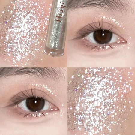 HISYI Liquid Eyeshadow Pearlescent Glitter Fine Lift Lying Silkworm Glitter Monochrome Eyeshadow Liquid Highlight 3ml Features: If you have any questions. Please contact us in time, we will serve you 24 hours a day. Good adhesion, blends with the skin, not easy to agglomerate, and keeps the makeup long lasting. Easy to apply, even beginners can use it. This easy-to-use and effortless eyeshadow is suitable for absolutely. package make it a ideal gift to bring your sister,mom,and daughter such sur Makeup Without Powder, Monochrome Eyeshadow, Eyeshadow Liquid, Eye Highlighter, Shimmer Eye Makeup, High Pigment Eyeshadow, Liquid Glitter Eyeshadow, Eyeshadow Pencil, Douyin Makeup