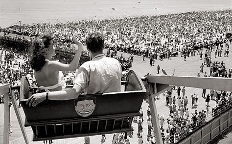 Vintage New York, Coney Island, Vintage Theme, Top Of The World, Amusement Park, Theme Park, Vintage Photos, Brooklyn, The Past