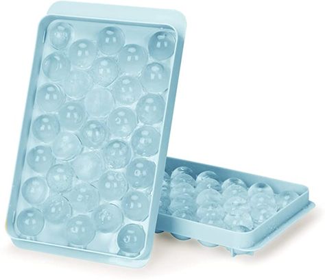 Amazon.com: WIBIMEN Round Ice Cube Tray, Ice Ball Maker Mold for Freezer, Mini Circle Ice Cube Tray Making 1.2in X 66PCS Sphere Ice Chilling Cocktail Whiskey Tea & Coffee (2 Packs Blue): Home & Kitchen Latin Cafe, Whiskey Tea, Fruit Ice Cubes, Round Ice Cubes, Ice Cube Tray Molds, Ice Bin, Chilled Beer, Sphere Ice, Ice Ball Maker