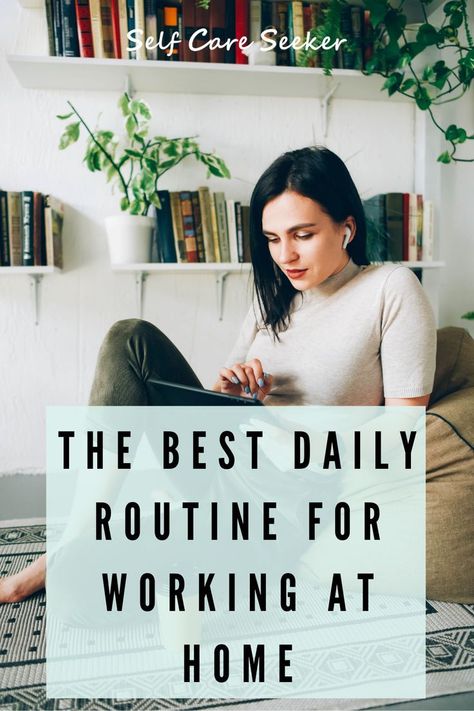 Daily Routine Schedule For Women, Women Working From Home, Healthy Body And Mind, Daily Routine Habits, Daily Schedule Kids, Daily Routine Schedule, A Daily Routine, Life Changing Habits, Women Working