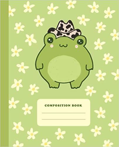 Perfect for school, college, university or using it as a diary or journal.
Original cover illustration of a chunky frog wearing cowboy hat and pretty daisy floral pattern.
Unique gift idea for kawaii style and cottagecore aesthetic fans. Perfect for teen girls and boys, young adults or any frog lover out there. Frog Cowboy Hat, Flower College, Journal For School, Book Cover Art Diy, Note Writing Paper, Diary Covers, Notebook Cover Design, Book Cover Template, Dot Grid Journal