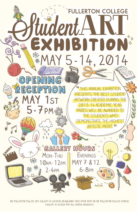 Student Art Exhibition poster by @hellopot8to Jennifer Lee Art Class Posters, Invitation Card Ideas, School Exhibition, Contest Poster, Poster Architecture, Exhibition Posters, Handmade Poster, Jennifer Lee, Art Therapy Projects