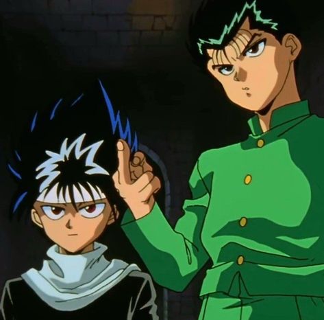 Yuu Yuu Hakusho | Yusuke and Hiei Yusuke And Hiei, Yu Yu Hakusho Yusuke, Yu Yu Hakusho Anime, Madara Wallpaper, Store For Kids, Yu Yu Hakusho, Costumes Dance, Festival Gear, Gear Accessories