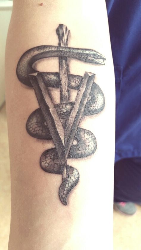 Veterinary symbol tattoo Vet Symbol Tattoo, Veterinary Symbol Tattoo, Veterinary Caduceus Tattoo, Veterinary Tattoo Ideas, Veterinary Tattoo, Vet Symbol, Vet Tattoo, Veterinarian Tattoo, Veterinary Caduceus