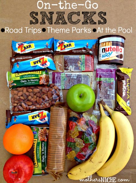 This is a great resource of on-the-go snacks for our upcoming trip! Supraviețuire Camping, Road Trip Food, Road Trip Snacks, Oats And Honey, Travel Snacks, Snacks For Kids, On The Go Snacks, Road Trip With Kids, Snacks On The Go