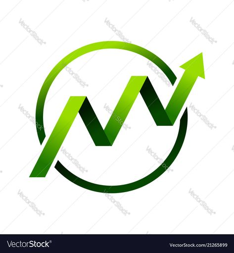 Growth Symbol Logo, Growth Logo, Symbol Logo Design, Financial Growth, Symbol Logo, Graphic Logo, Design Vector, Business Names, Adobe Illustrator