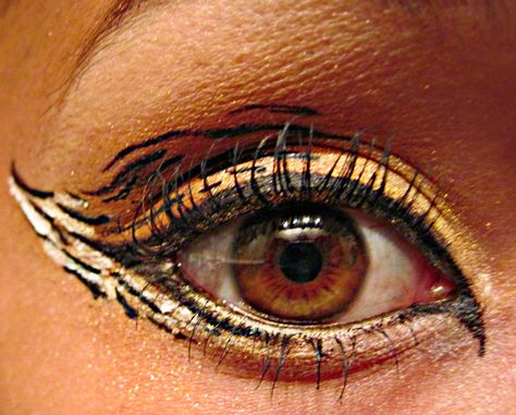 Tiger Makeup, Costume Makeup, Eye Art, Makeup Collection, Beautiful Eyes, Halloween Makeup, Makeup Nails, Tiger Eye, Cool Things To Make