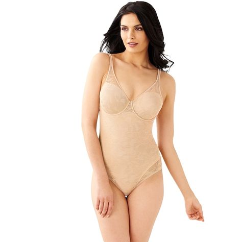 Bali Firm-Control Ultra Light Lace Shaping Body Shaper 6552 Bali Body, Shapewear Bodysuit, Women's Shapewear, Body Shaper, Plus Dresses, Body Shapers, Stretch Lace, Amazon Women, Lace Overlay