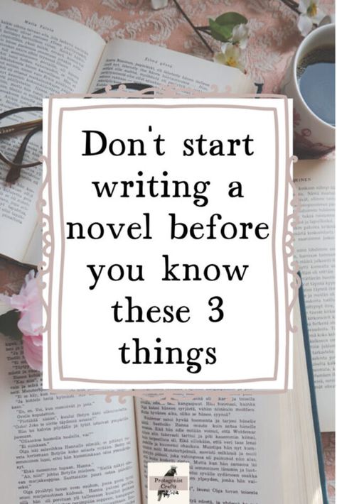 Wondering how to start writing a book? Starting a story is easy, but finishing it is a whole different thing - find out how to do it with these beginner writer tips. Get all the steps to writing a novel including choosing a story premise, book outline tips and novel editing tips. Save this on your best book writing tips board and follow Protagonist Crafts for more novel writing basics and help. How To Write A Book On Word, How To Start Writing A Book, How To Start A Book, How To Write A Book, Starting A Story, Writing A Novel Tips, Novel Editing, Writers Advice, Start Writing A Book