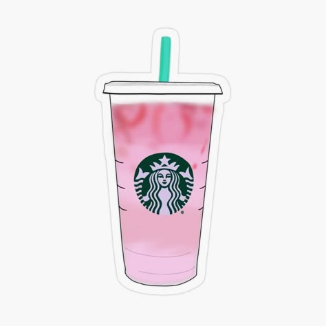 Starbucks Stickers, Procreate Stickers, Starbucks Party, Starbucks Pink Drink, Lovely Stickers, Retro Stickers, Cute Dog Drawing, Infinite Art, Positive Wall Art