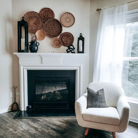 Cozy fireplace corner | Instagram Corner Gas Fireplace Ideas Farmhouse, Electric Fireplace With Mantle Corner, Corner Fireplace Electric Master Bedrooms, Natural Gas Corner Fireplace, Corner Gas Fireplace The Home Depot, Corner Gas Fireplace Lowe's, Corner Gas Fireplace, Cozy Fireplace, Neutral Living Room