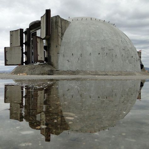 @defensearchitecture Bed & Bunker (Albania) #BRUTgroup Project by Students of FH Mainz and POLIS via #defensearchitecture Military Bunkers, Brutalism Architecture, Industrial Architecture, Brutalist Architecture, Concrete Structure, Environment Design, Abandoned Buildings, Brutalism, Abandoned Places