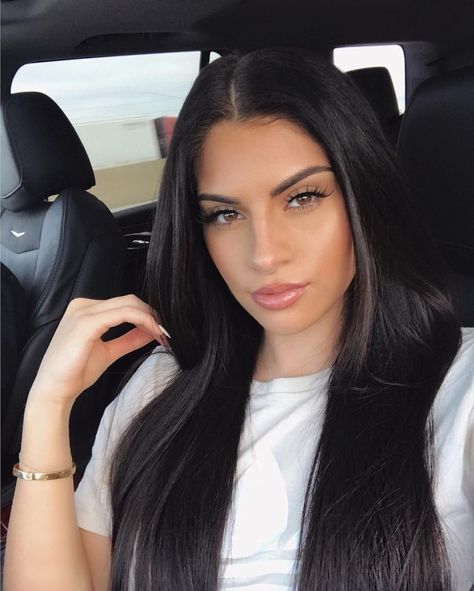 @LunasAngel Naz Kavari, Nazanin Kavari, Straight Weave Hairstyles, Long Black Hair, Brown Hair Colors, Wigs For Black Women, Brazilian Hair, Beautiful Makeup, Hair Bundles