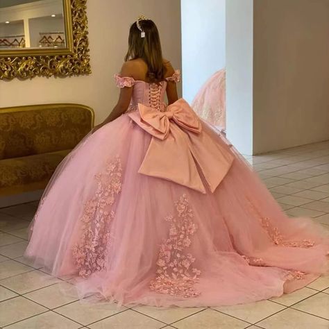 Pink dama dresses quinceanera