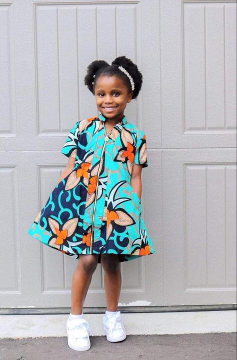 Latest Children Ankara Gown, Children Ankara Gowns, African Kids Clothes, Ankara Styles For Kids, Moda Afro, African Dresses For Kids, Short African Dresses, Ankara Gown, Ankara Gown Styles