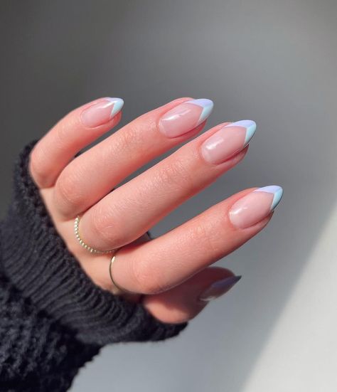 All Posts • Instagram Narrow Nails Shape, French Tip Nail Art, French Tip Nail Designs, Minimal Nails, Tip Nails, Trendy Nail, Oval Nails, Pastel Nails, Dream Nails