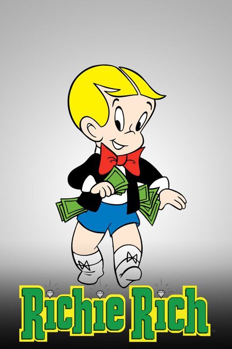 Richie Rich Comics, Free Full Episodes, Tv Poster, Neo Pop, Money Tattoo, Richie Rich, Rich Boy, Ganesh Images, Rich Family