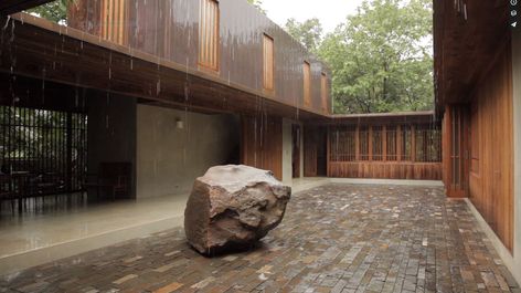 Studio Mumbai, Water Architecture, Copper House, Casa Patio, Patio Interior, Hus Inspiration, Courtyard House, Design Exterior, Minimalist Architecture