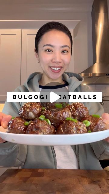 Bulgogi Meatballs Recipe, Bulgogi Meatballs, Bulgogi Recipe Marinade, Beef Bulgogi Meatballs, Hello Fresh Beef Bulgogi Meatballs, Korean Bulgogi Recipe Ground Beef, Korean Meatballs Recipes, Maangchi Bulgogi, Korean Meatballs